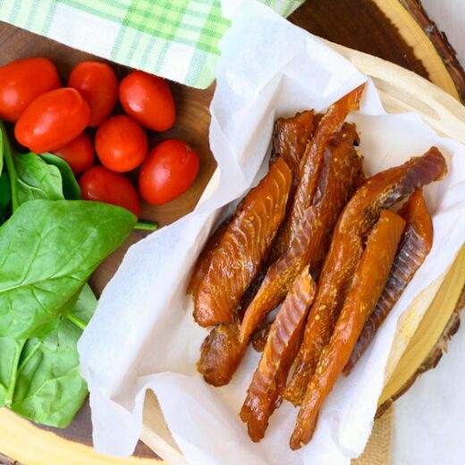 Honey Glazed Candied Salmon