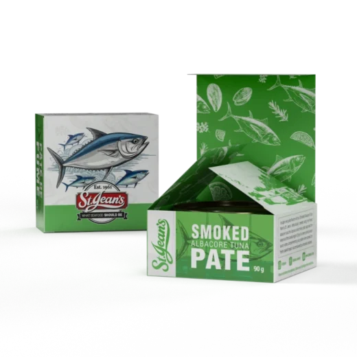St Jean's Smoked Albacore Tuna Pate in Box 90 g