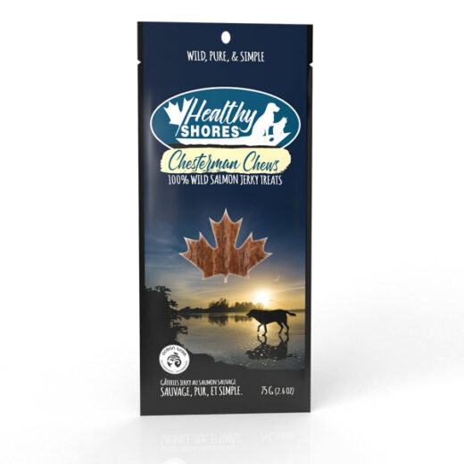 Healthy Shores - Chesterman Chews 100% Wild Salmon Jerky for Pets 75g