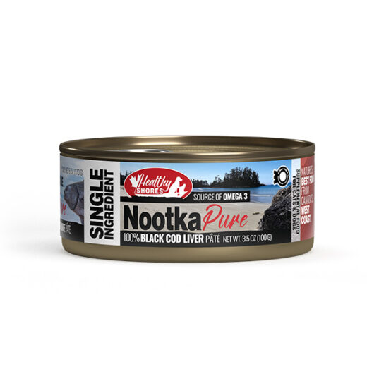 Nootka Pure 100% Black Cod Liver for Cats and Dogs 100g