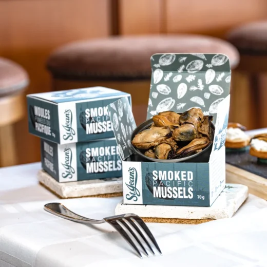 Smoked Saltspring Island Mussels