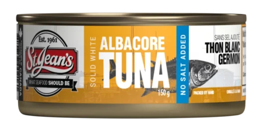 Canned Albacore Tuna | No Salt Added | 150g