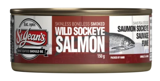 Canned Smoked Salmon: Wild Sockeye
