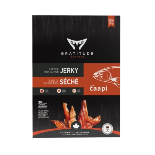 Gratitude Candied Salmon Jerky