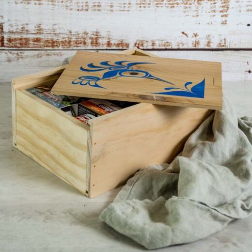 Medium Wooden Gift Box | Hummingbird